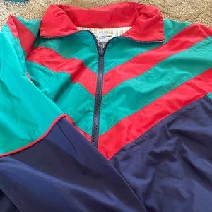 Size Large Vintage Windbreaker Jacket.